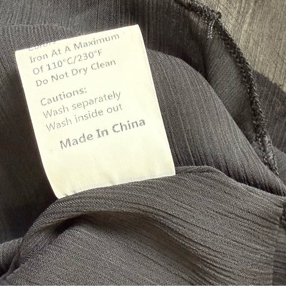 Commense Black Ruffled Layered Mini Dress - Picture 14 of 14